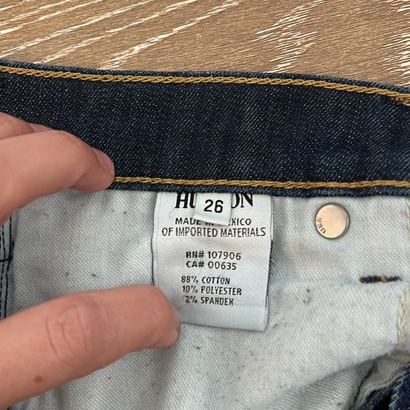 Hudson Krista Super Skinny Jeans - Size 26, Dark Wash - Picture 7 of 8